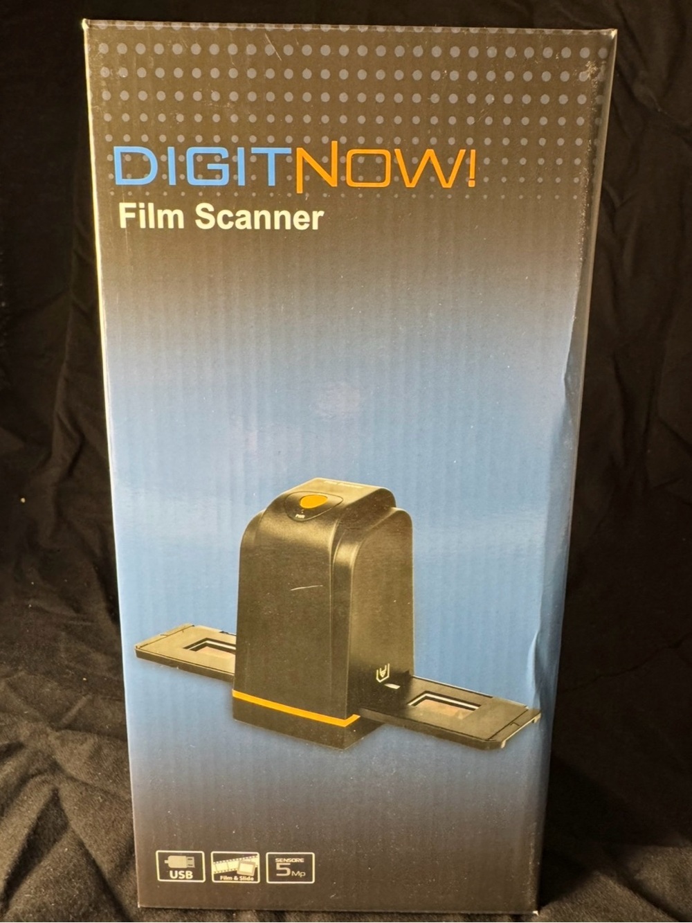 Black Film Scanner with USB - 35mm Slide & Negative Converter